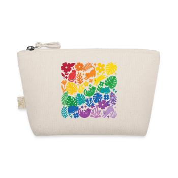 LGBT Pride Month - Rainbow Cats and Flowers - Organic Pouch - nature - Front