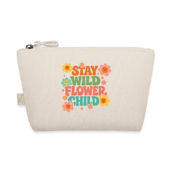 Stay Wild Flower Child - Bio-Täschchen - Natur - Vorne