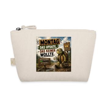 Montag Update Das Keiner Wollte - Bio-Täschchen - Natur - Vorne