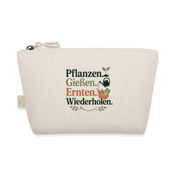 Pflanzen Gießen Ernten Wiederholen - Bio-Täschchen - Natur - Vorne