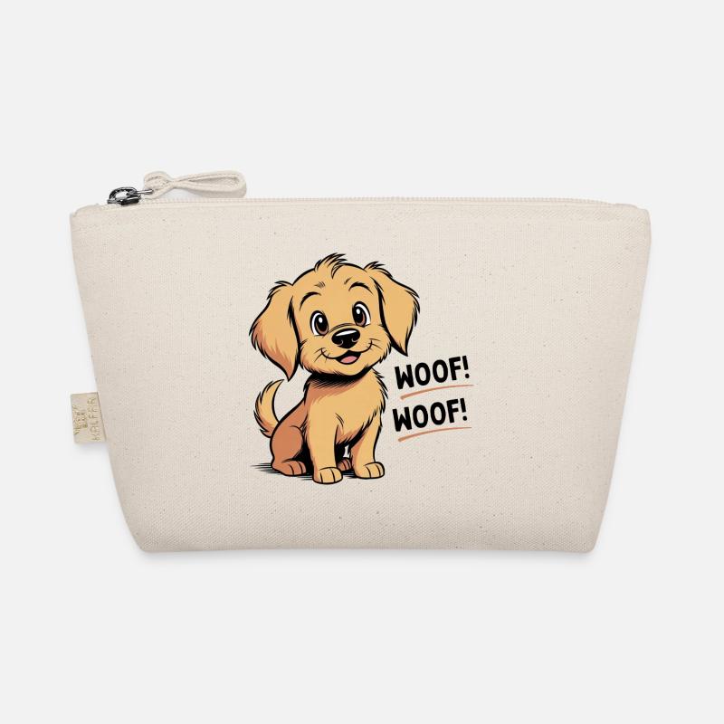 Cozy den Hund – Wuff – Wuff - Bio-Täschchen - Natur