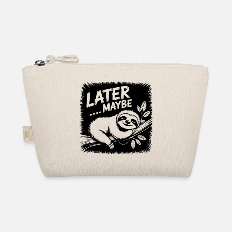 Funny sloth - maybe later Organic Pouch