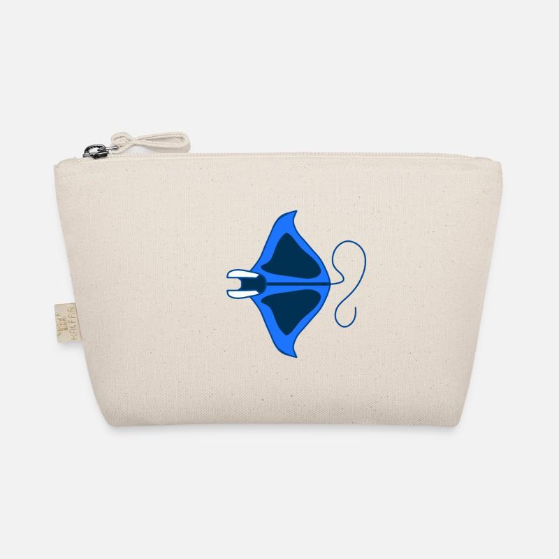 Manta Bleu Linéaire Stylisé Trousse biologique