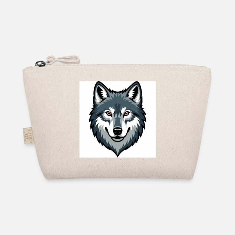 Wolf Head – illustration stylisée - Trousse biologique - nature