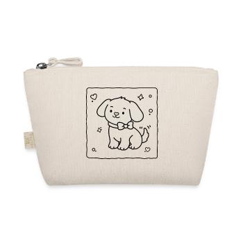 Cute Baby Puppy | Lulu Lotus - Organic Pouch - nature - Front