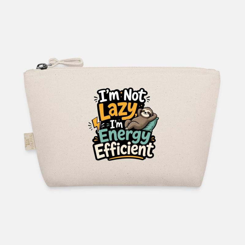 Energy Efficient Sloth Humor Organic Pouch