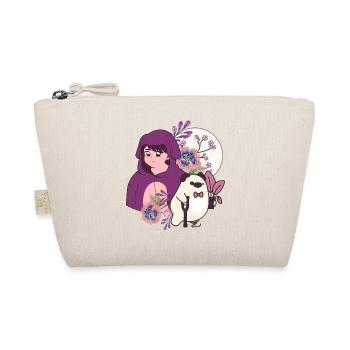 Fille d’anime et cochon avec prothèses et béquilles artistiques - Trousse biologique - nature - Devant