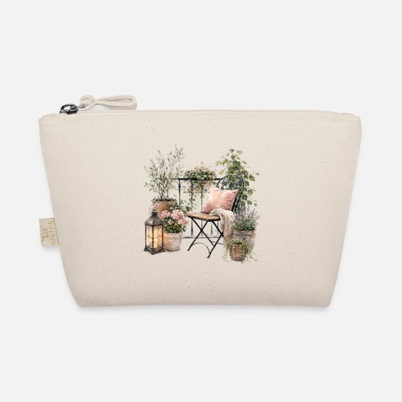 Gemütliche Balkonoase - Organic Pouch - nature