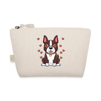 Boston Terrier (comic) - Organic Pouch - nature - Front