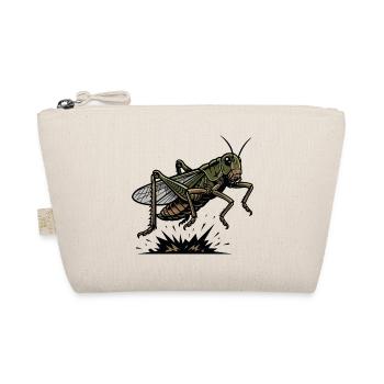 Grasshopper Grasshopper Jump Hop Tattoo Insect - Organic Pouch - nature - Front