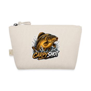 Carpyshot Mirror Carp Fishing Design - Organic Pouch - nature - Front