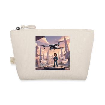 Drone Pilot in Neon Town - Organic Pouch - nature - Front