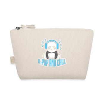 K-Pop And Chill Panda Bubble Tea Kawaii - Bio-Täschchen - Natur - Vorne