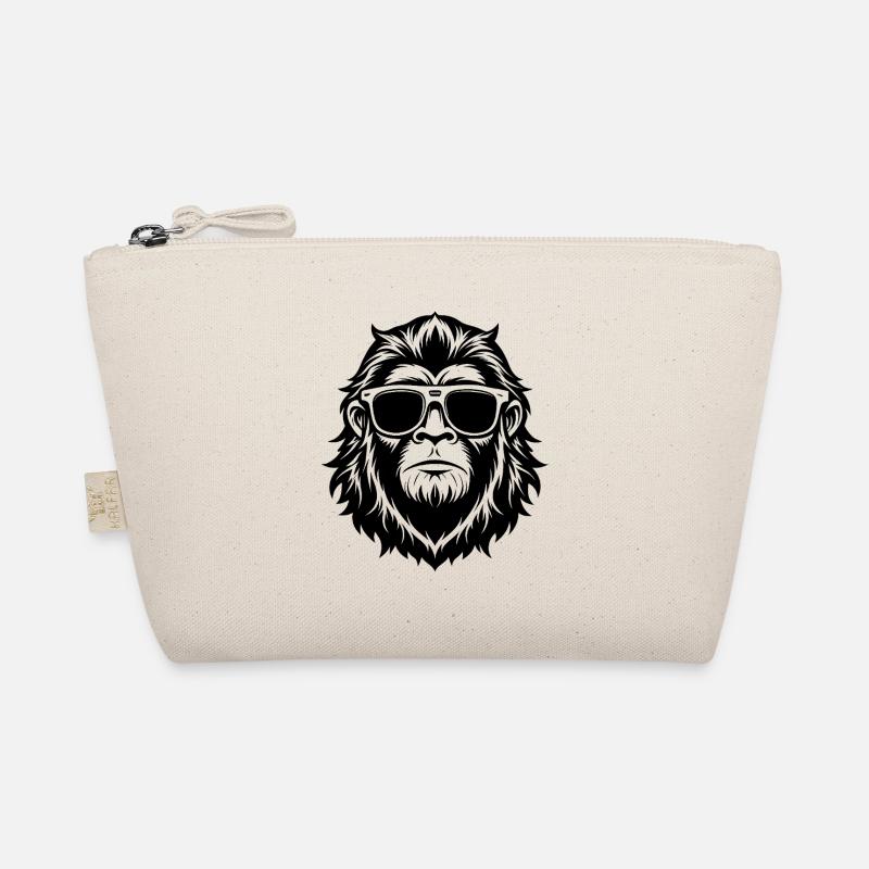 Bigfoot with sunglasses Organic Pouch