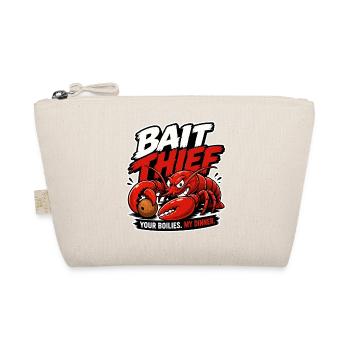 Bait Thief Funny Carp Fishing Design - Organic Pouch - nature - Front