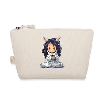 Star Chibi Cuddly Hero Pullover Hoodie - Organic Pouch - nature - Front