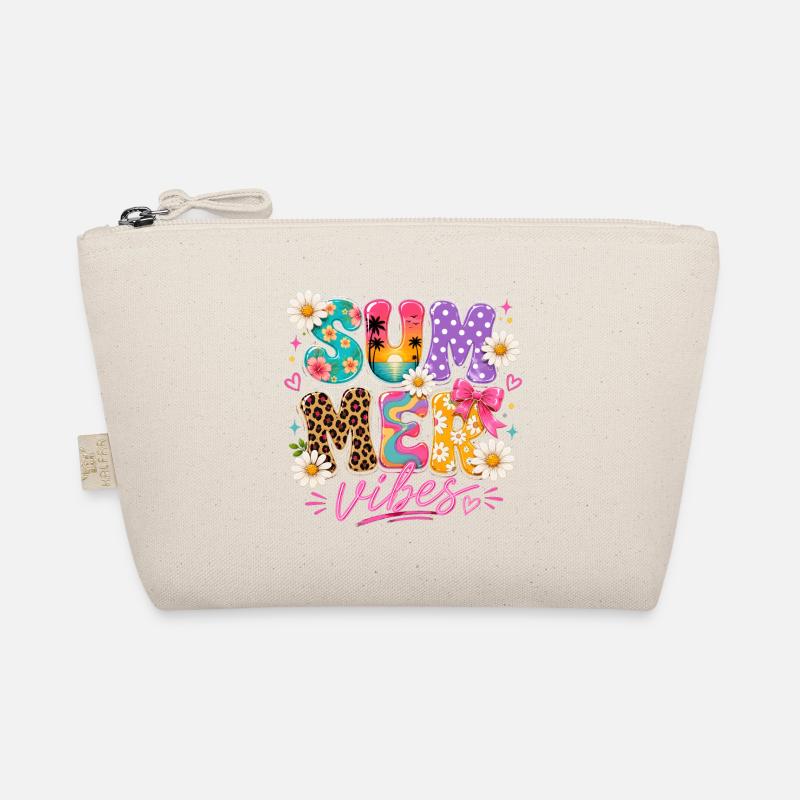 Summer Vibes – Buntes Sommer-Design Bio-Täschchen