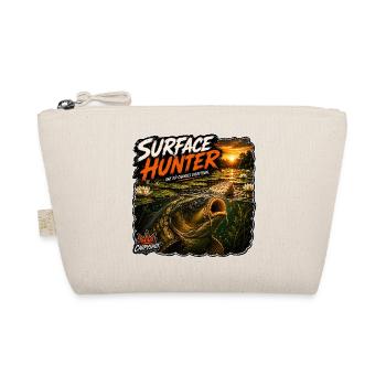 Surface Hunter Carp Fishing Design - Organic Pouch - nature - Front