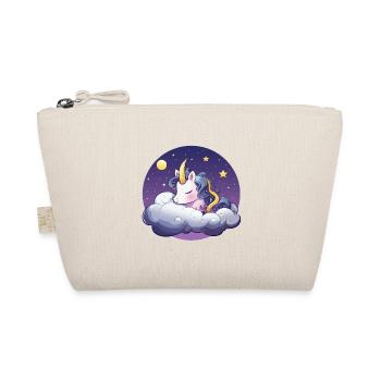 Sleeping unicorn on clouds - Organic Pouch - nature - Front