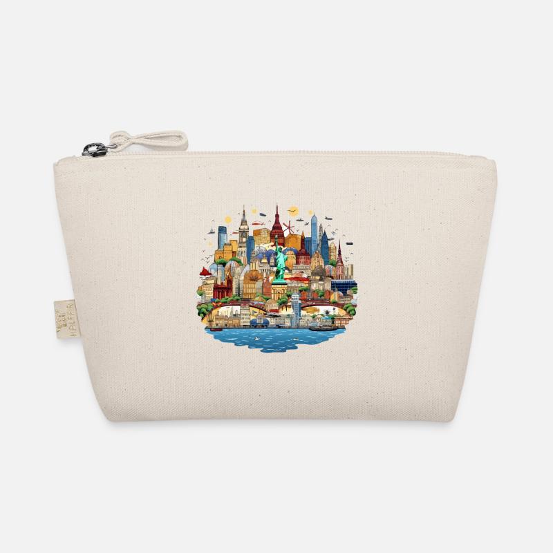 Cosmopolitan Skyline Collage Trousse biologique