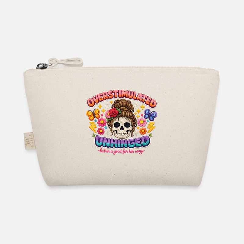 Overstimulated Unhinged Patch Skull Bio-Täschchen