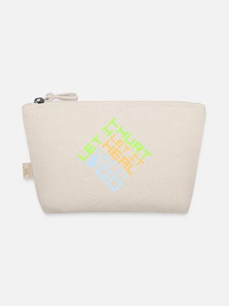 Laisse faire mal Laisse ça guérir Laisse partir Inspirant - Trousse biologique - nature - Devant