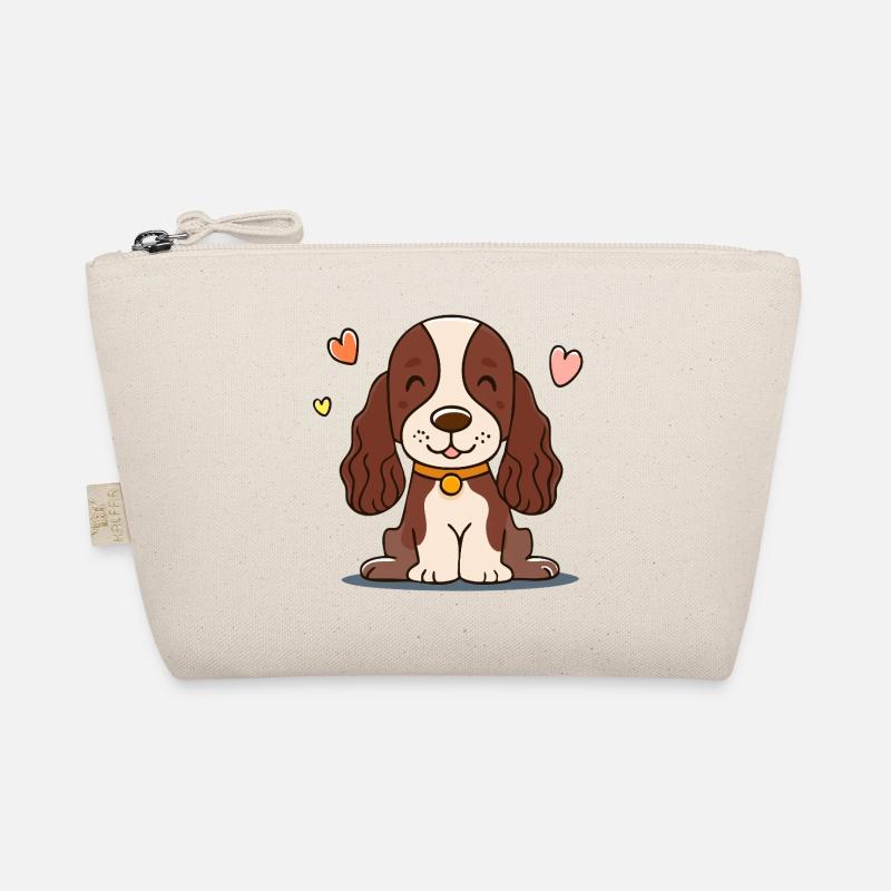 Puppy with fuzzy ears (chibi comic) Organic Pouch