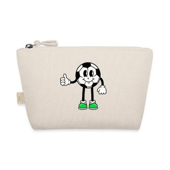 Happy Football Thumbs Up - Organic Pouch - nature - Front