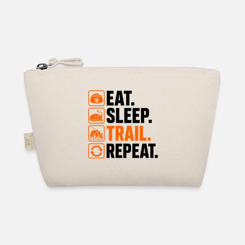 Eat Sleep Trail Repeat Bio-Täschchen
