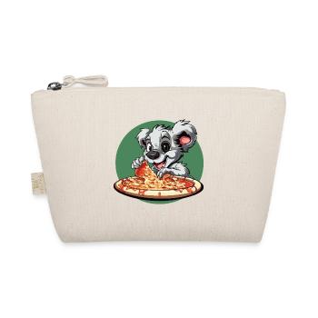 Pizza Dog Cartoon: Cheese Adventure - Organic Pouch - nature - Front