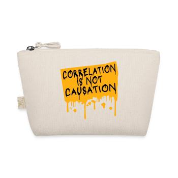 Correlation Is Not Causation Nerd Science - Organic Pouch - nature - Front