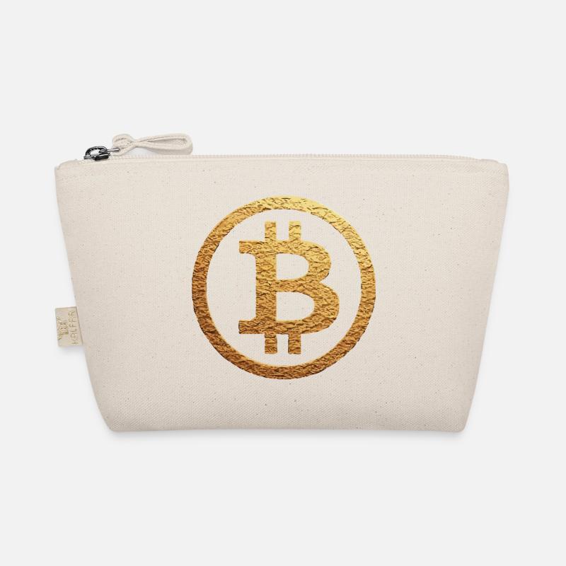 Bitcoin gold Symbol Organic Pouch