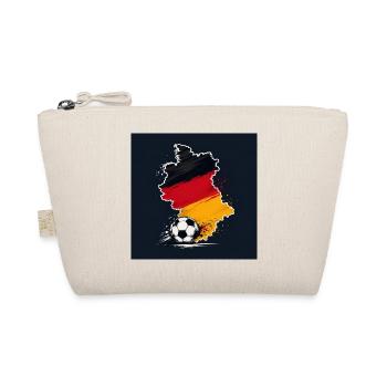 Germany Retro Country Map Vintage Design - Organic Pouch - nature - Front
