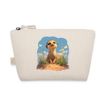 Meerkat Erdmännchen - Bio-Täschchen - Natur - Vorne