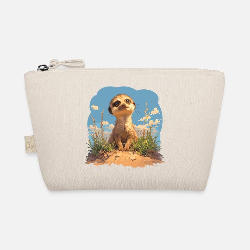 Meerkat Erdmännchen Bio-Täschchen