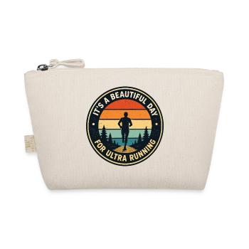 It’s a Beautiful Day for Ultra Running - Organic Pouch - nature - Front