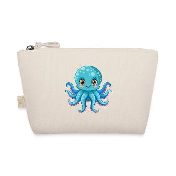 Cute octopus - Organic Pouch - nature - Front