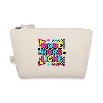 Tshirt. Mode Hors Ligne Introverti Rétro 90s - Trousse biologique - nature - Devant
