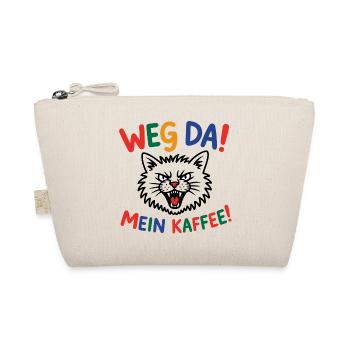 Weg da! Mein Kaffee Katzenpower - Bio-Täschchen - Natur - Vorne