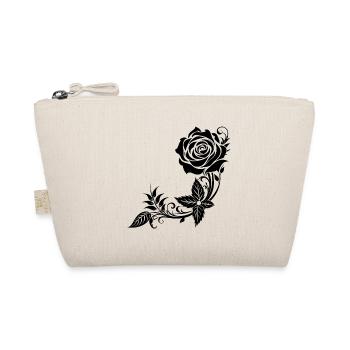 Decorative Rose Corner - Organic Pouch - nature - Front