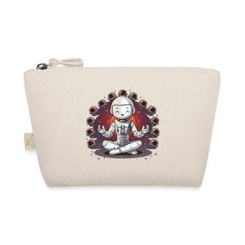 Space Yogi in Astronaut - Organic Pouch - nature - Front