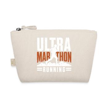Ultra Marathon Running Distressed - Organic Pouch - nature - Front