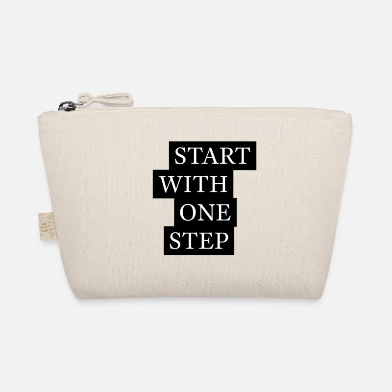 Start With One Step Motivation Bio-Täschchen