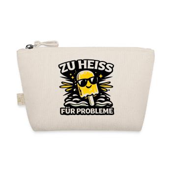 zu heiss für Probleme - Bio-Täschchen - Natur - Vorne