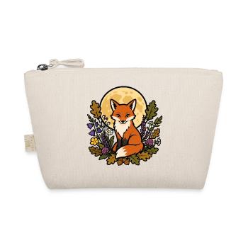 Fox under full flowery moon - Organic Pouch - nature - Front