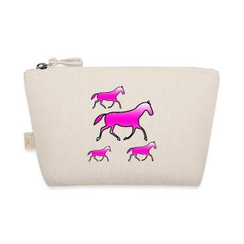 horses - Organic Pouch - nature - Front