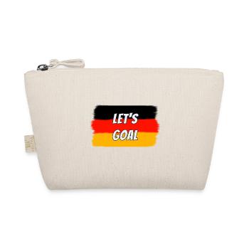 Mettons le but - Maillot de supporter de football allemand avec drapeau - Trousse biologique - nature - Devant