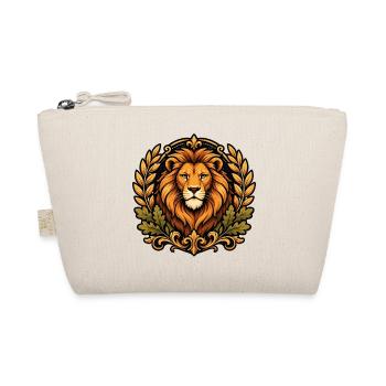 Tête de lion royale ornement doré - Trousse biologique - nature - Devant