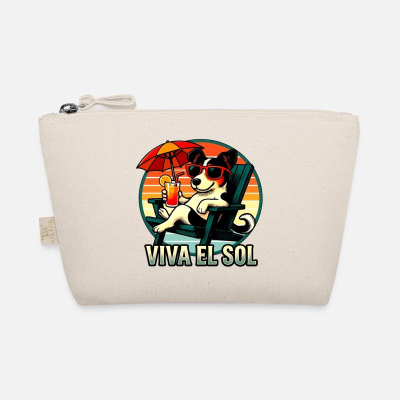 VIVA EL SOL - Bio-Täschchen - Natur