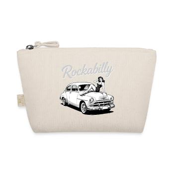 T-shirt classique Pin-Up Car Hot Up de la Hot Flip - Trousse biologique - nature - Devant